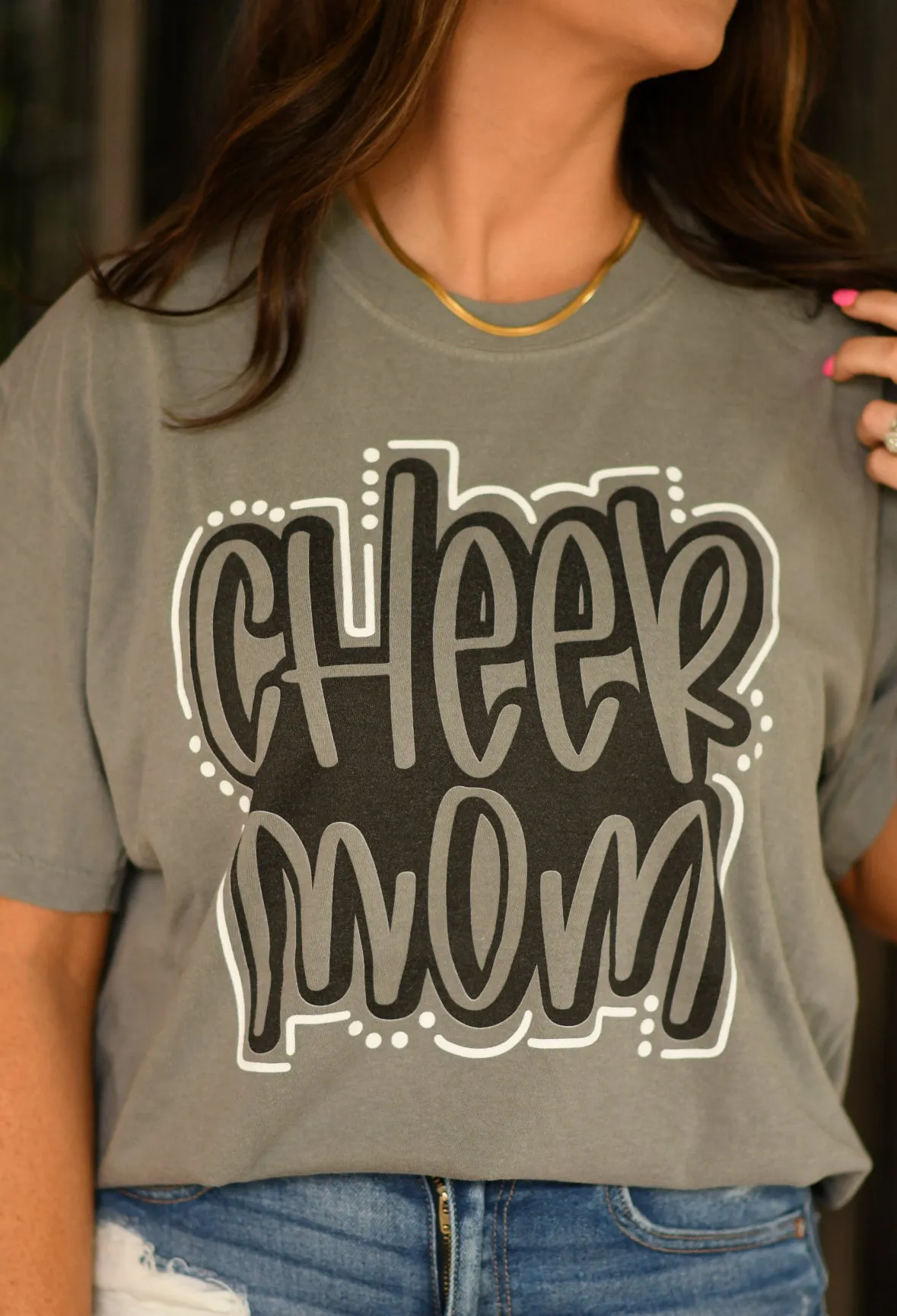 Cheer Mom Pick Your Color Tee