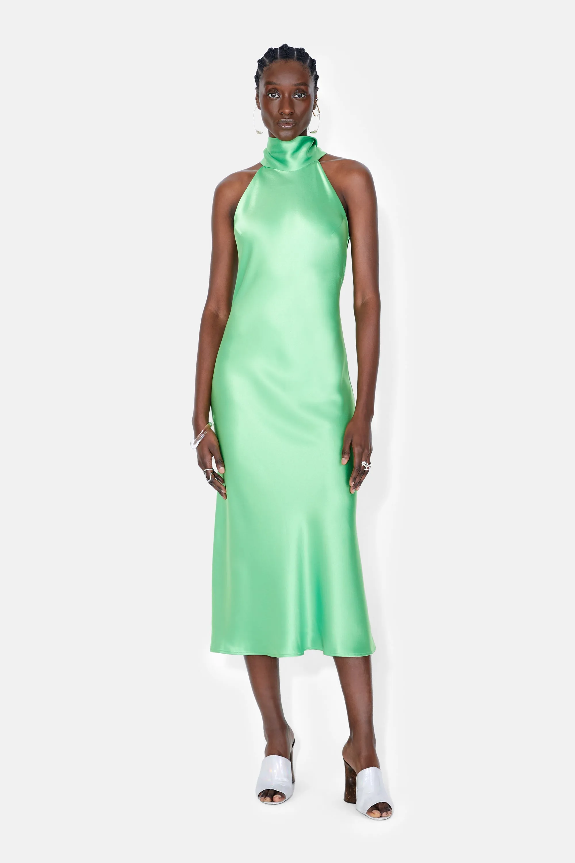 Cropped Sienna Dress - Paris Green