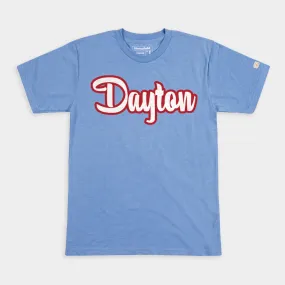 Dayton Flyers Basketball Chapel Blue Jersey Tee