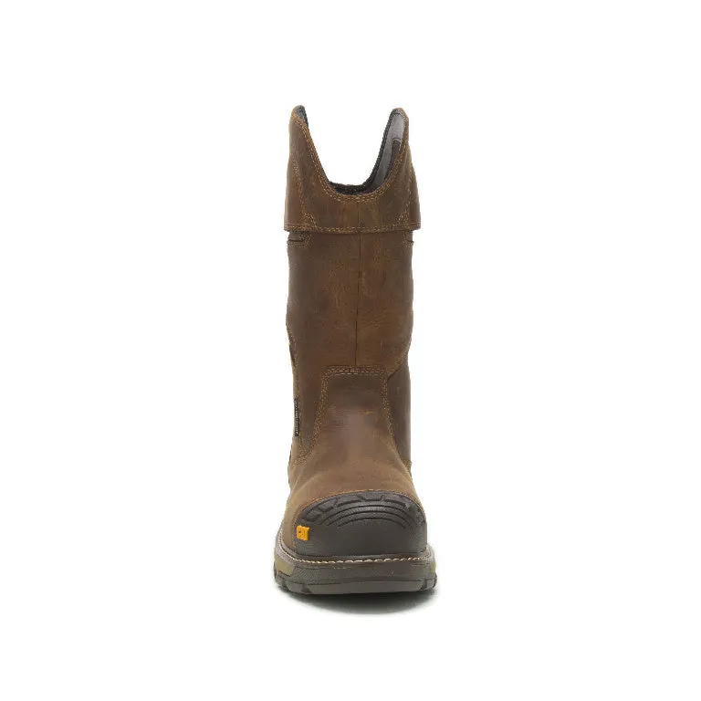 Excavator Superlite Composite-Toe Waterproof Pull-on Work Boot Brown