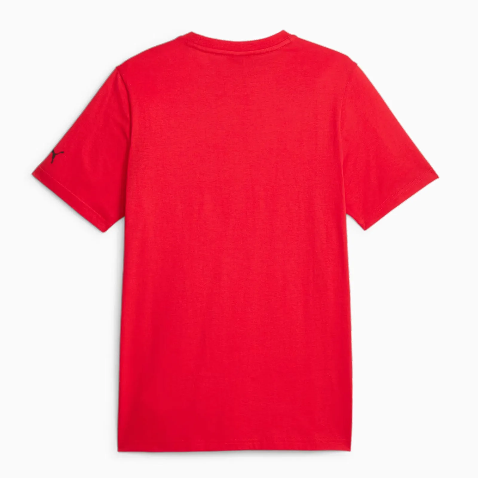 Ferrari Race Men's Tonal Big Shield T-Shirt Rosso Corsa by Puma