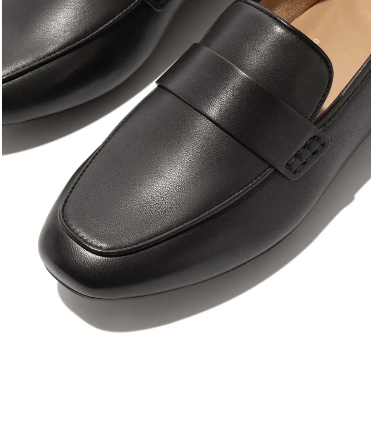 Fitflop Delicato Soft Leather Loafers Black