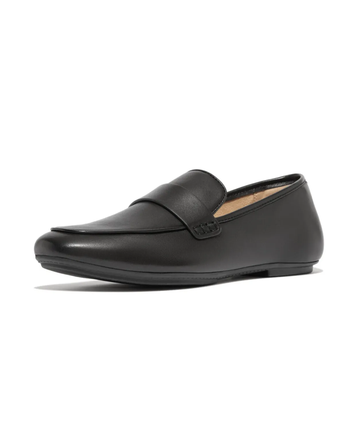 Fitflop Delicato Soft Leather Loafers Black