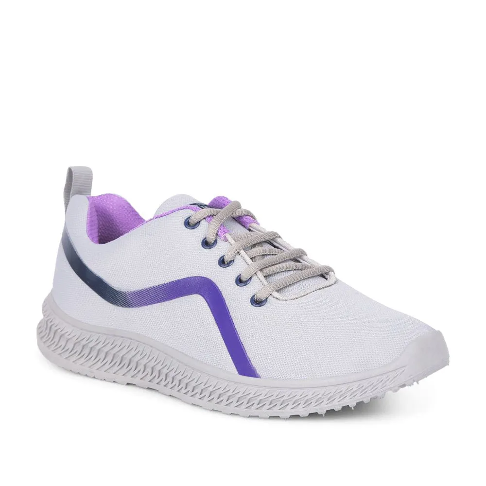 FORCE 10 By Liberty Women LYRA-02 Grey Sports Lacing Shoes