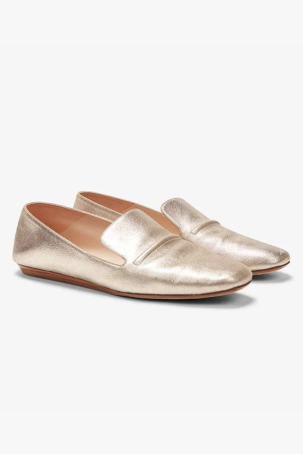 Grace Loafer - Brushed Metallic :: Prosecco