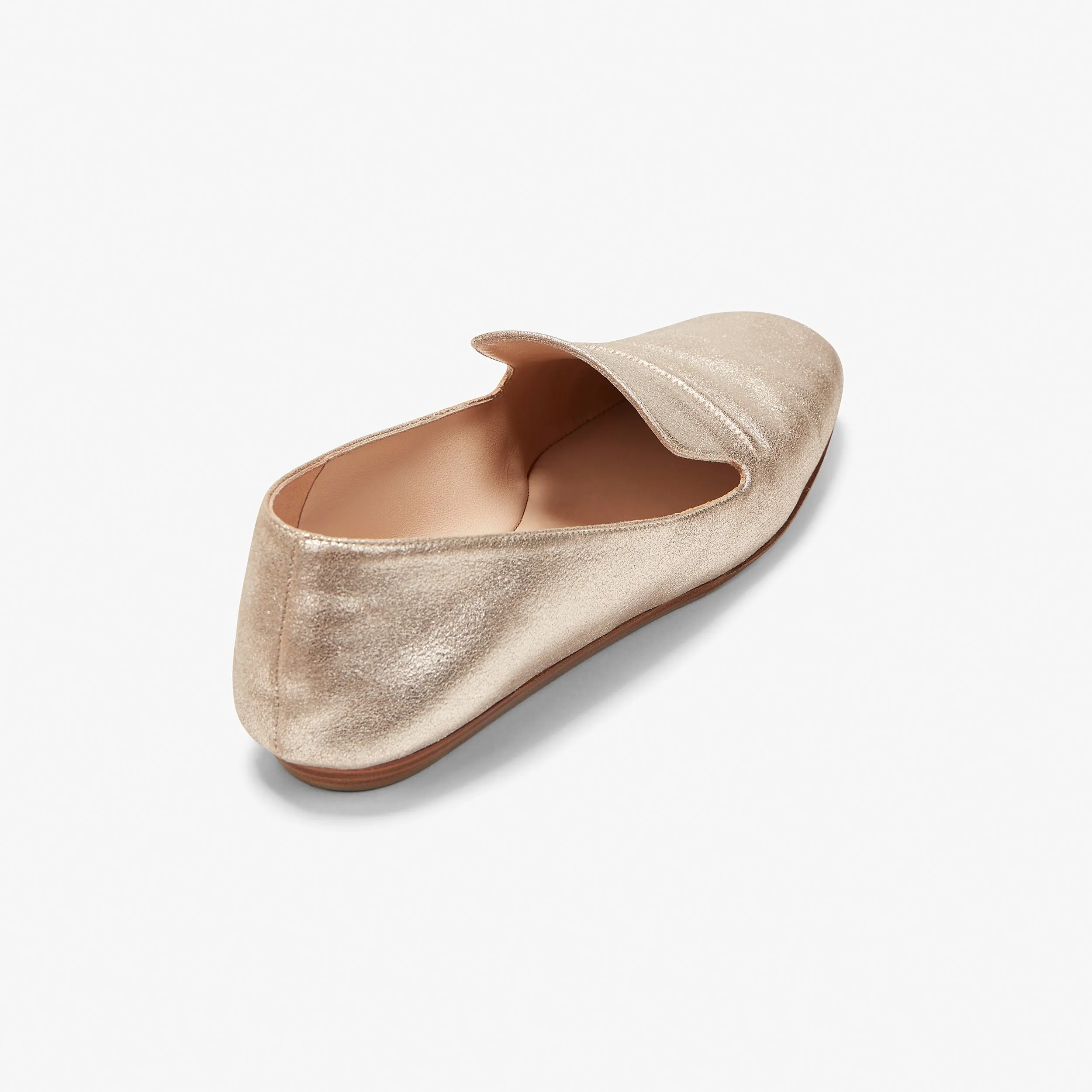 Grace Loafer - Brushed Metallic :: Prosecco