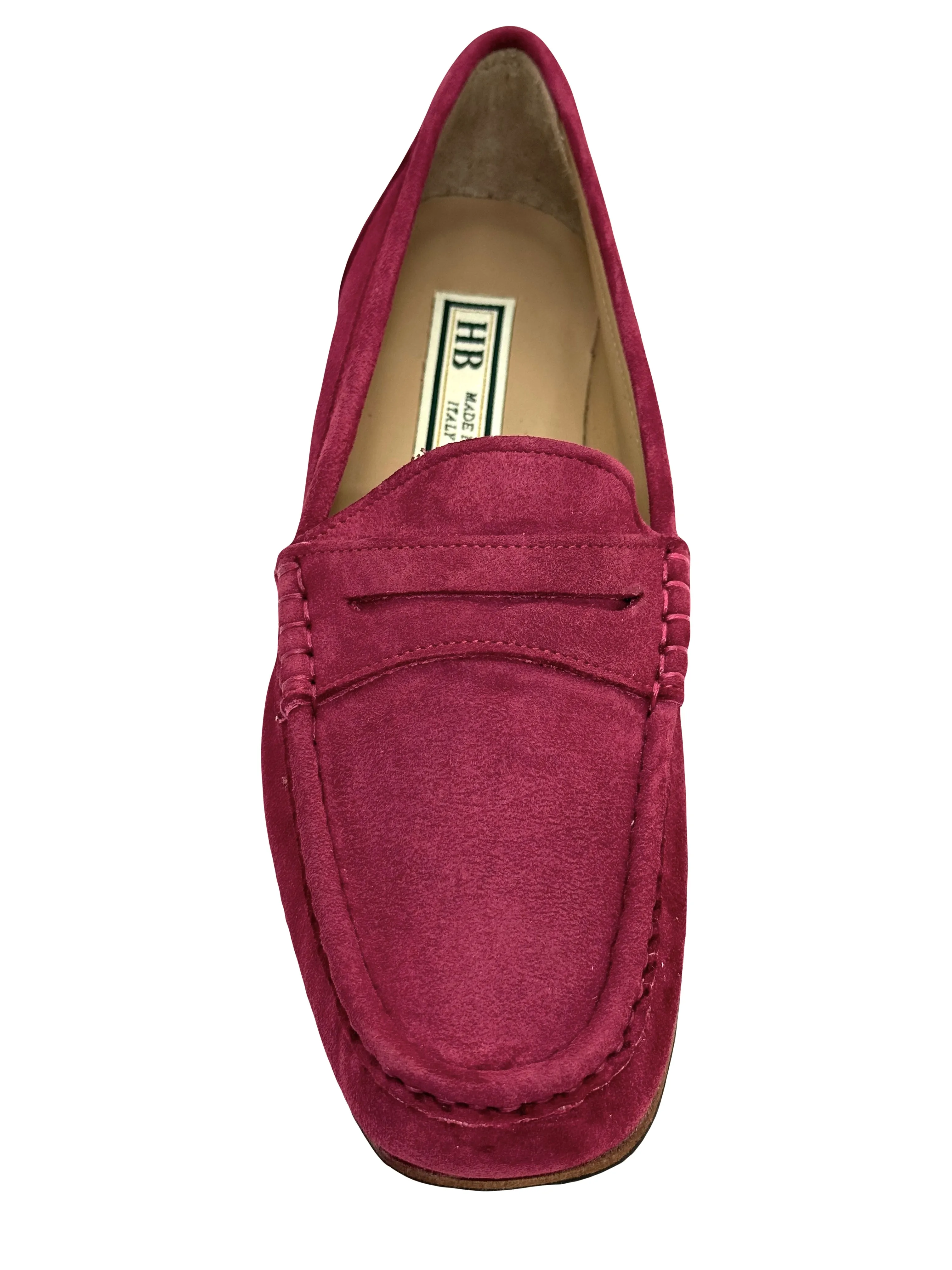 HB Ladies flat Suede Moccasin