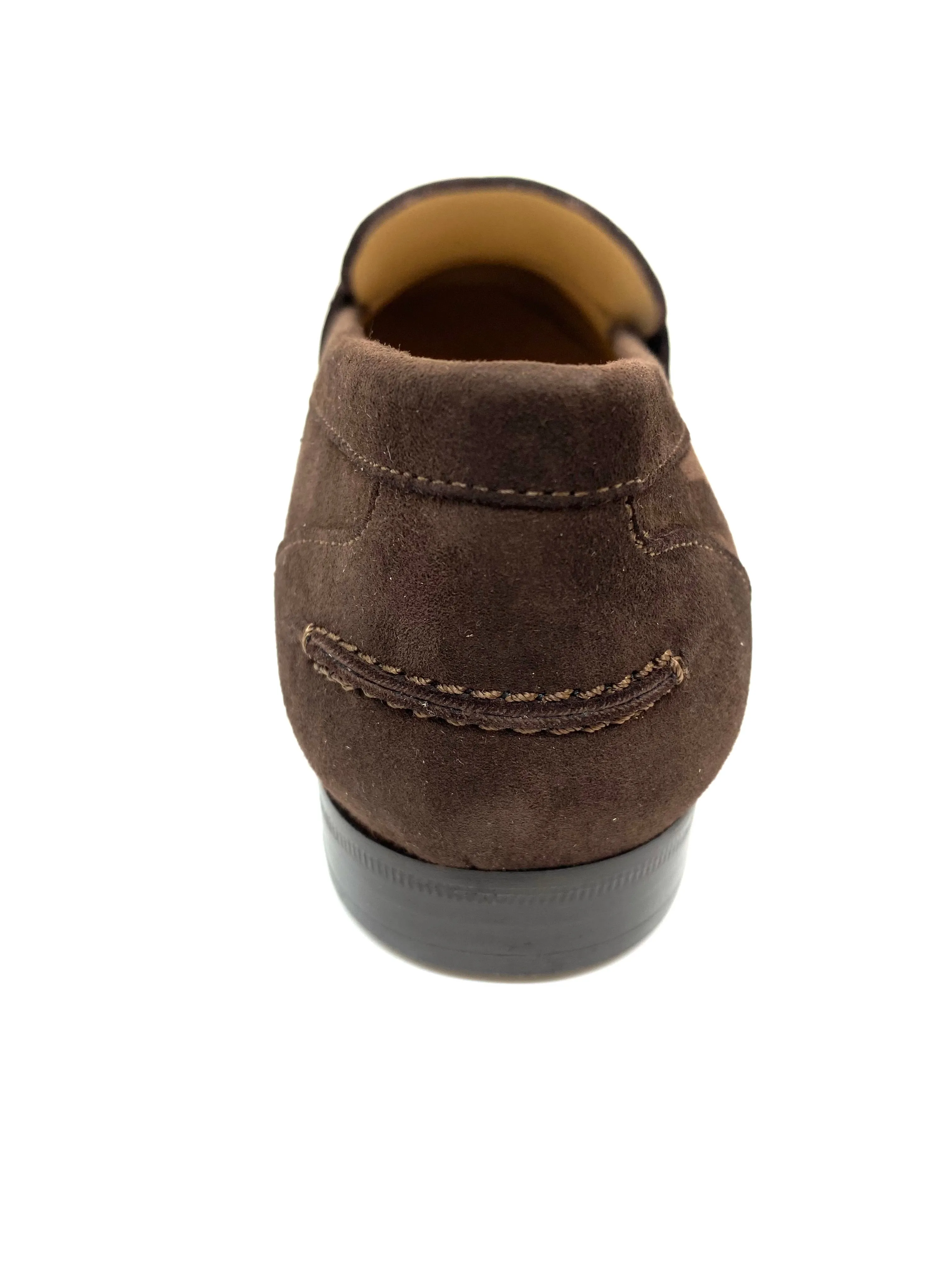 HB Ladies Zoe Snaffle Trim Moccasin DK.Brown Suede