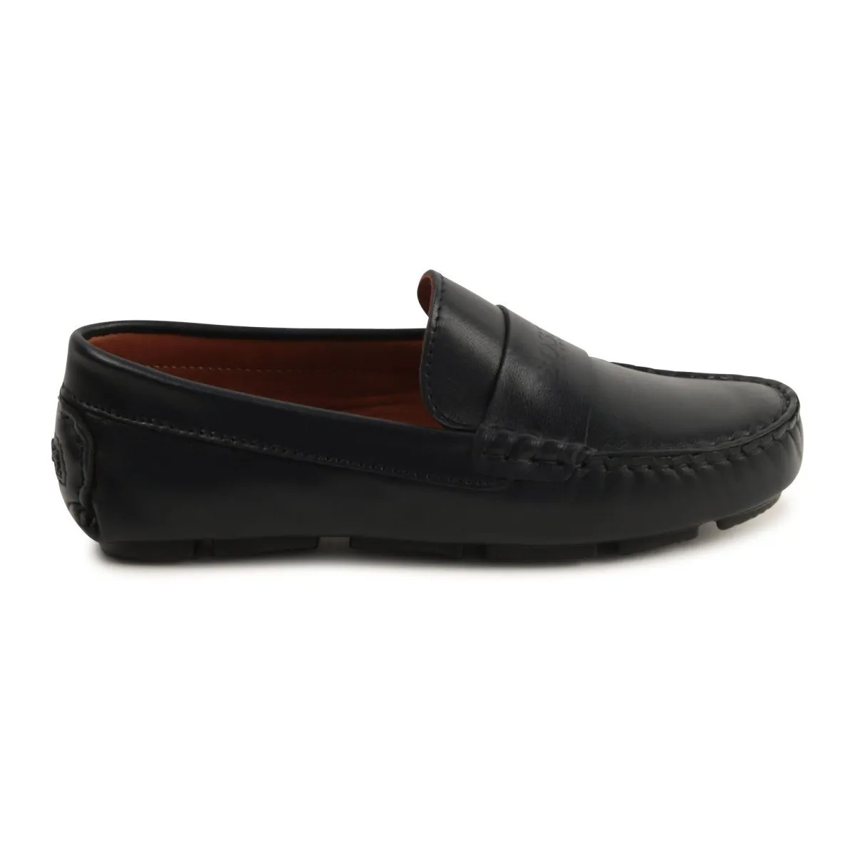 Hugo Boss Boys Navy Moccasin