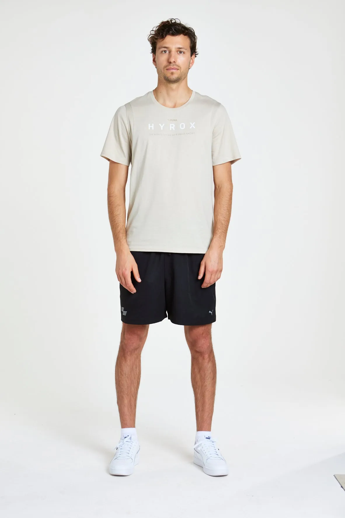 HYROX|PUMA FIT Triblend Tee - Beige