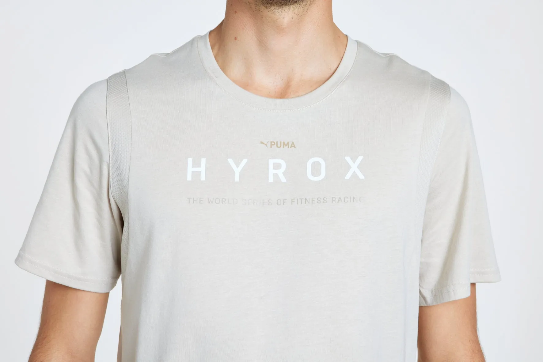 HYROX|PUMA FIT Triblend Tee - Beige