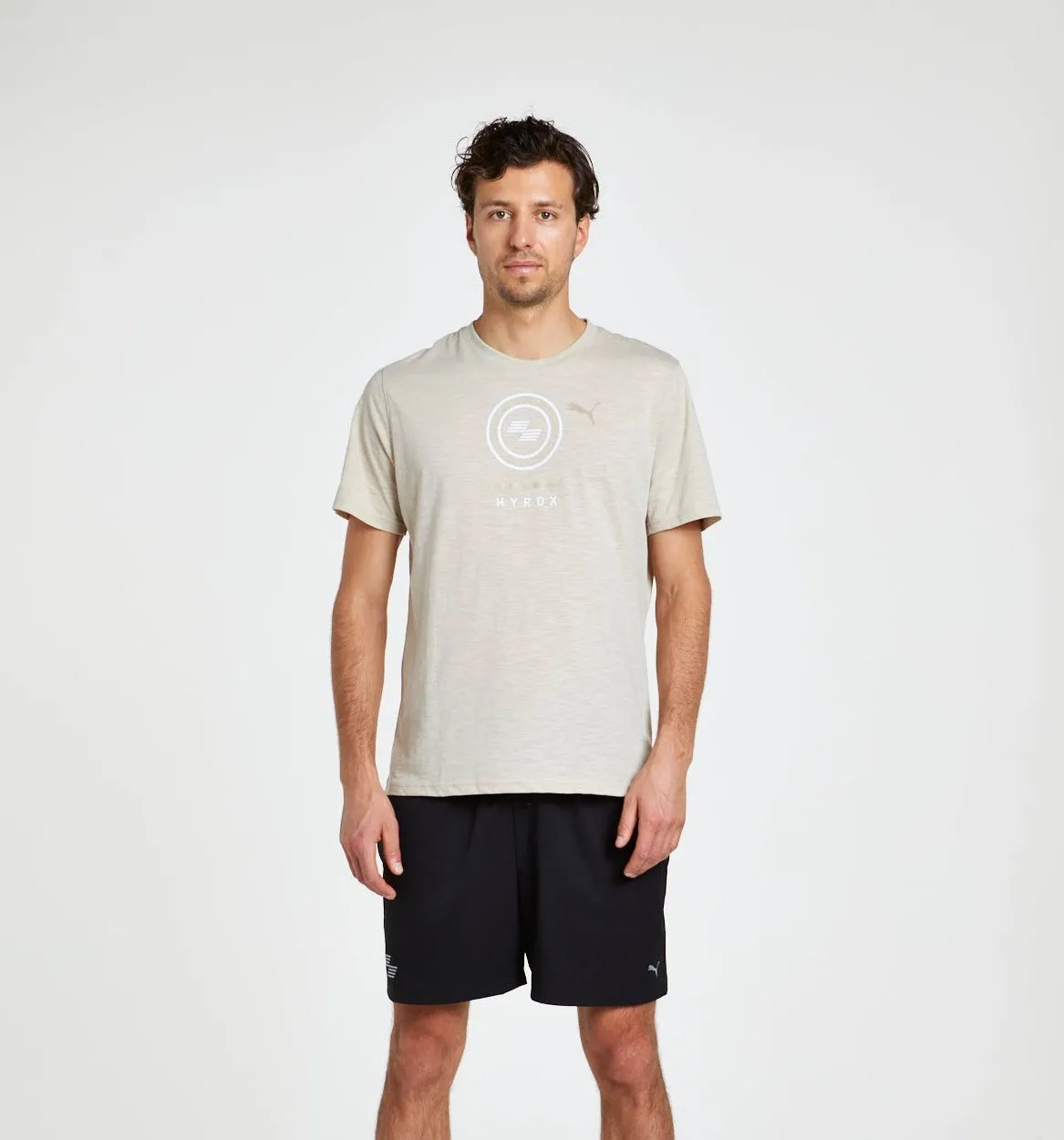 HYROX|PUMA Train Vertical Tee - Beige