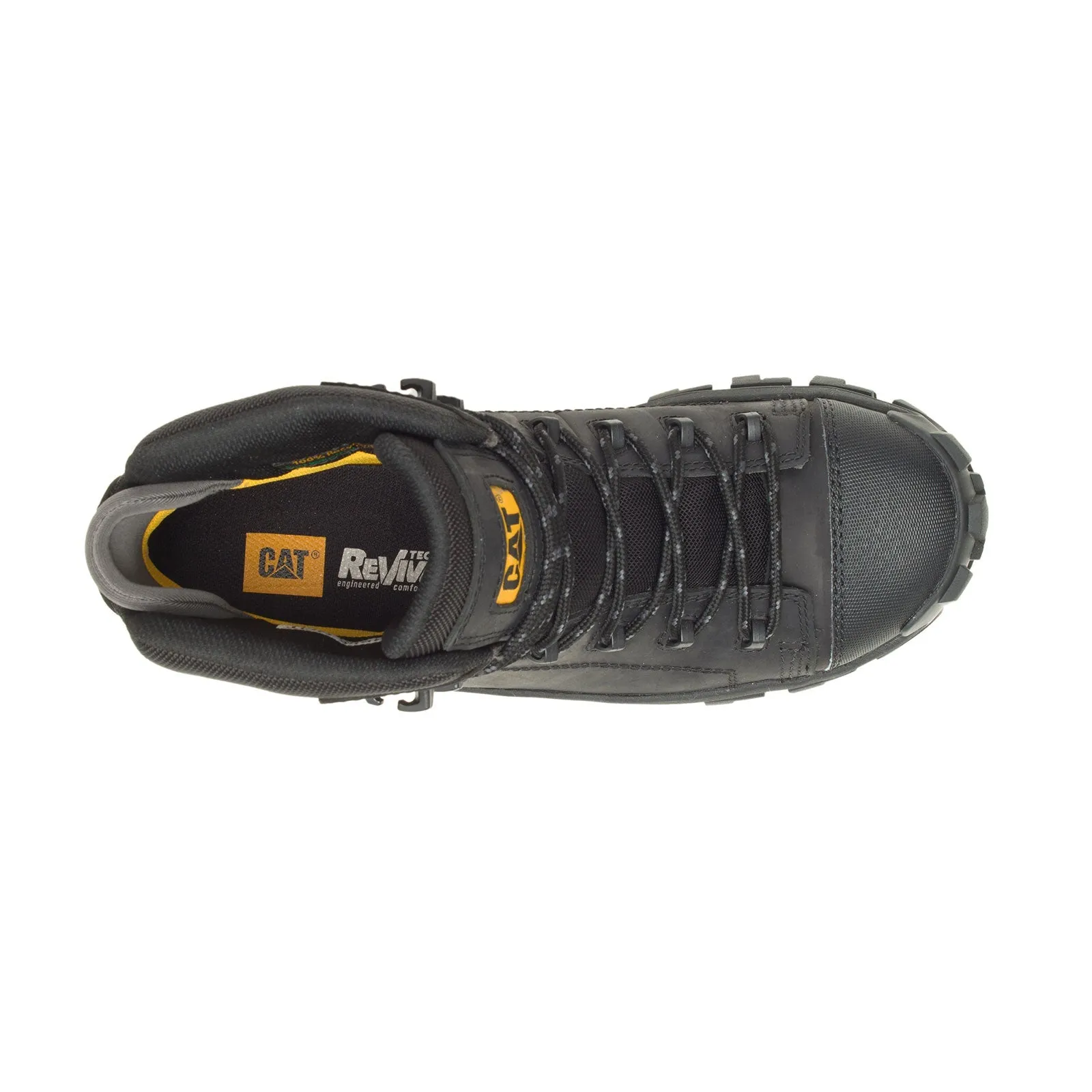 Invader Composite-Toe Waterproof Hiker Work Boot Black