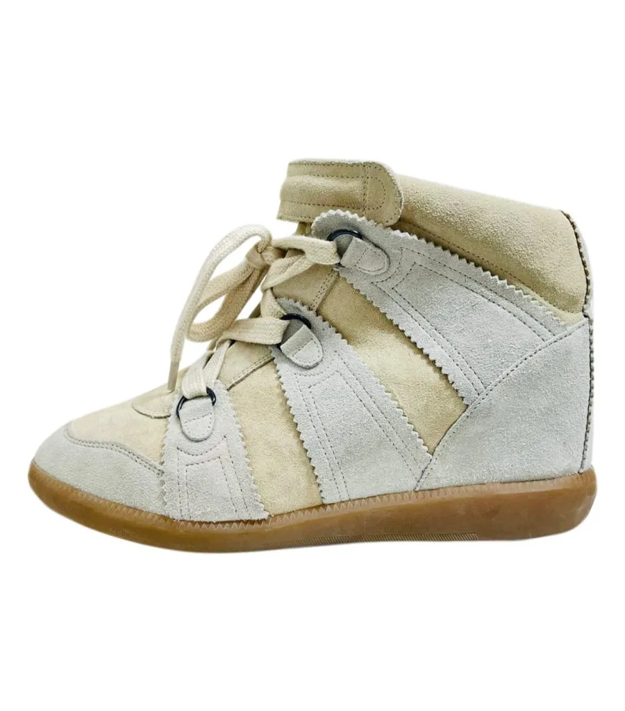 Isabel Marant Bluebell Suede Wedge Sneakers. Size 41