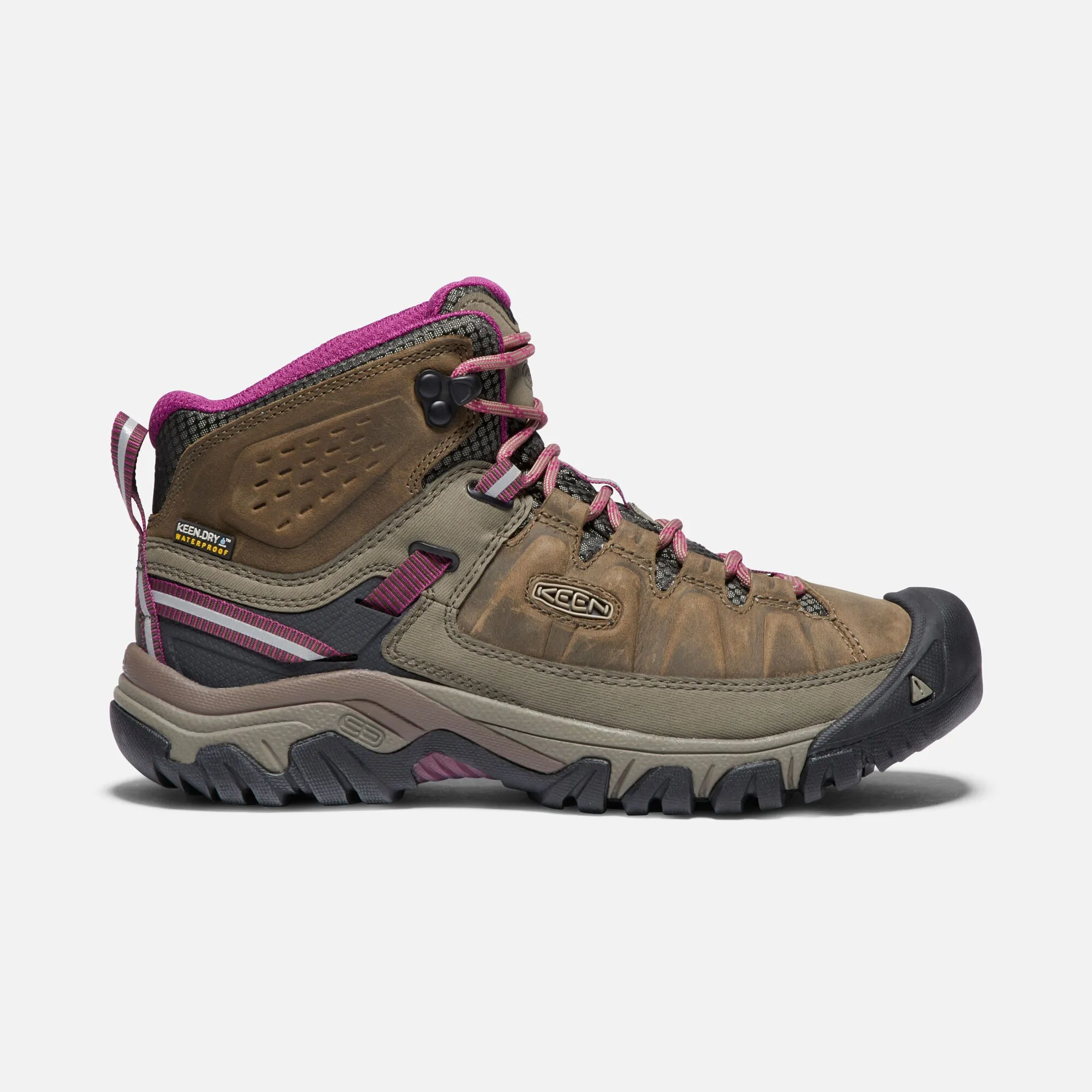 Keen Women's Targhee III Mid Waterproof Weiss Brown