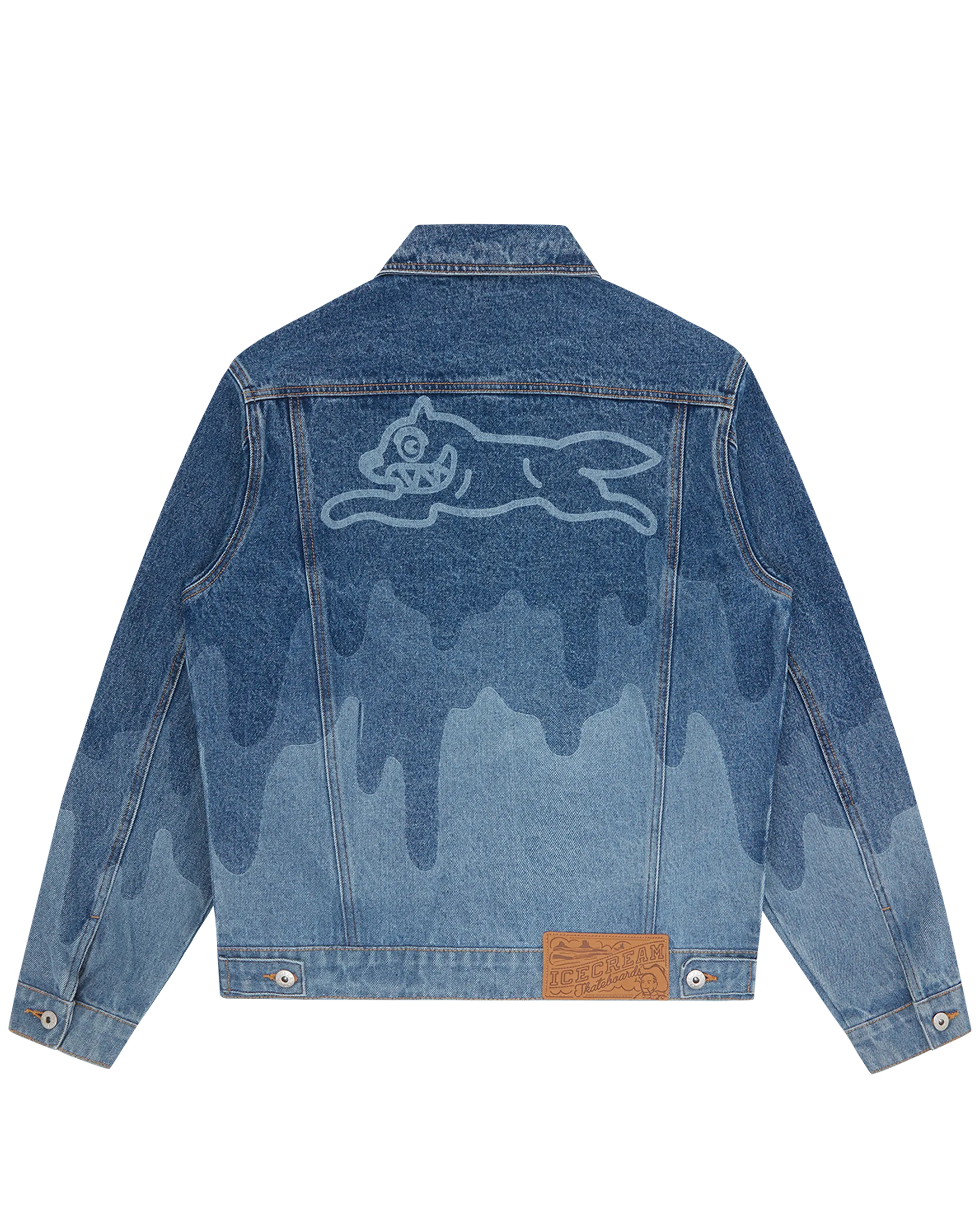 Lazer Drip Denim Trucker Jacket