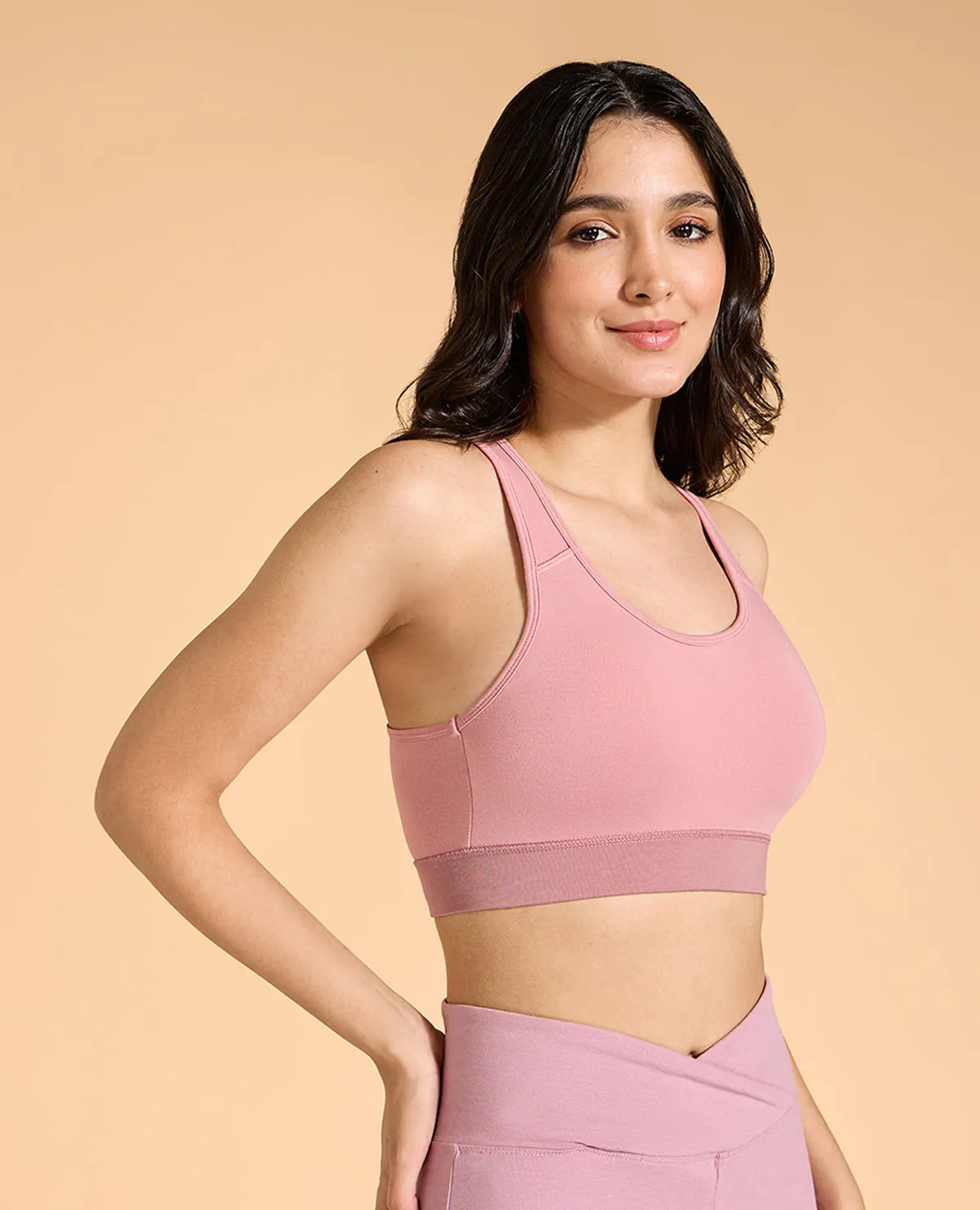 Low Support Cotton Sports Bra