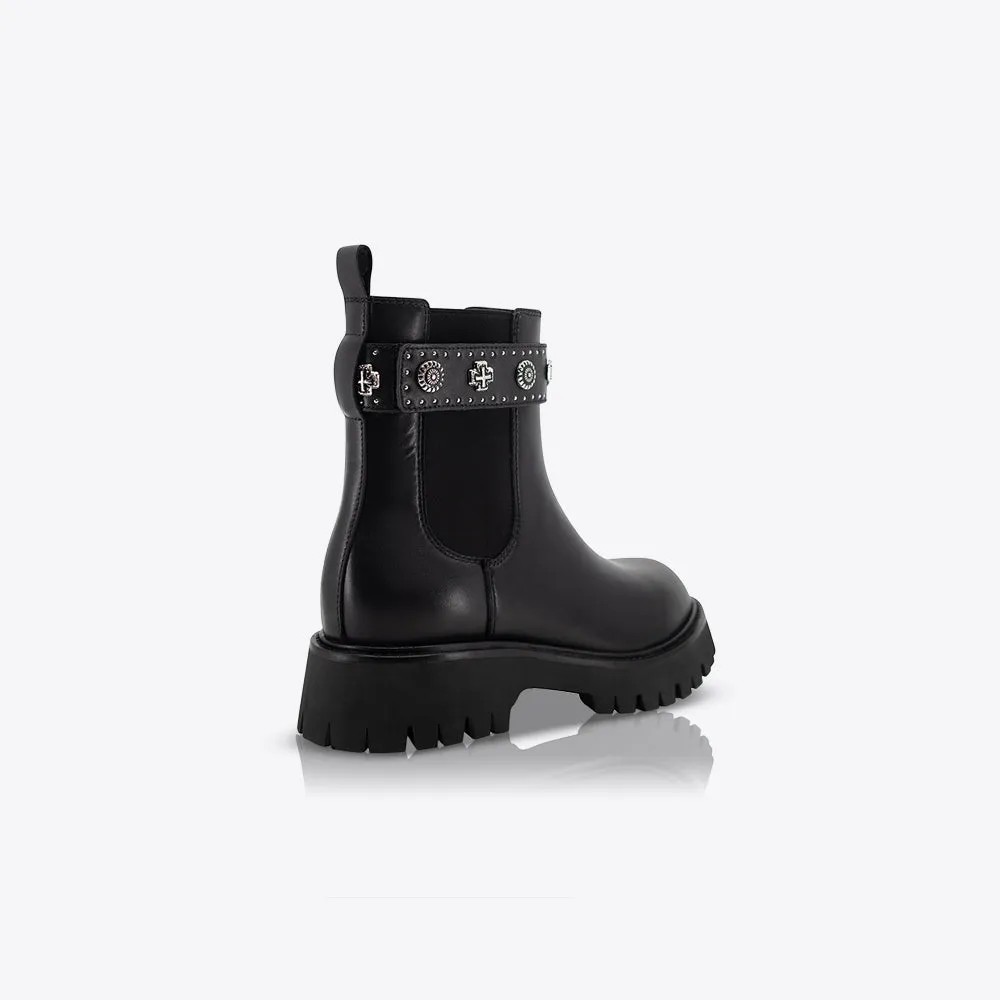 Meadow Boot Black/Silver