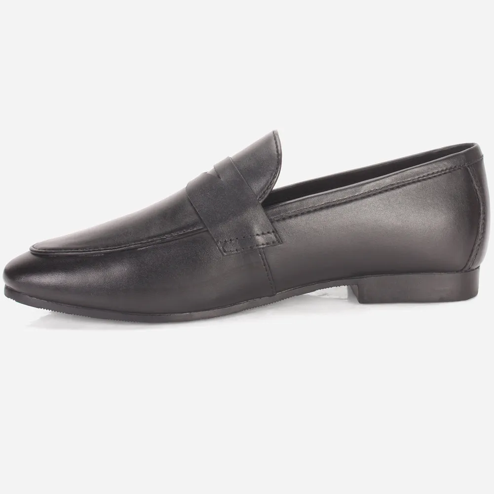 Men "APLYS" Leather Slide In Loafers Shoes