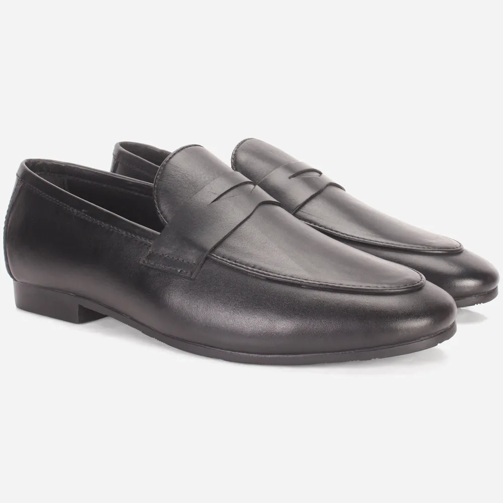 Men "APLYS" Leather Slide In Loafers Shoes