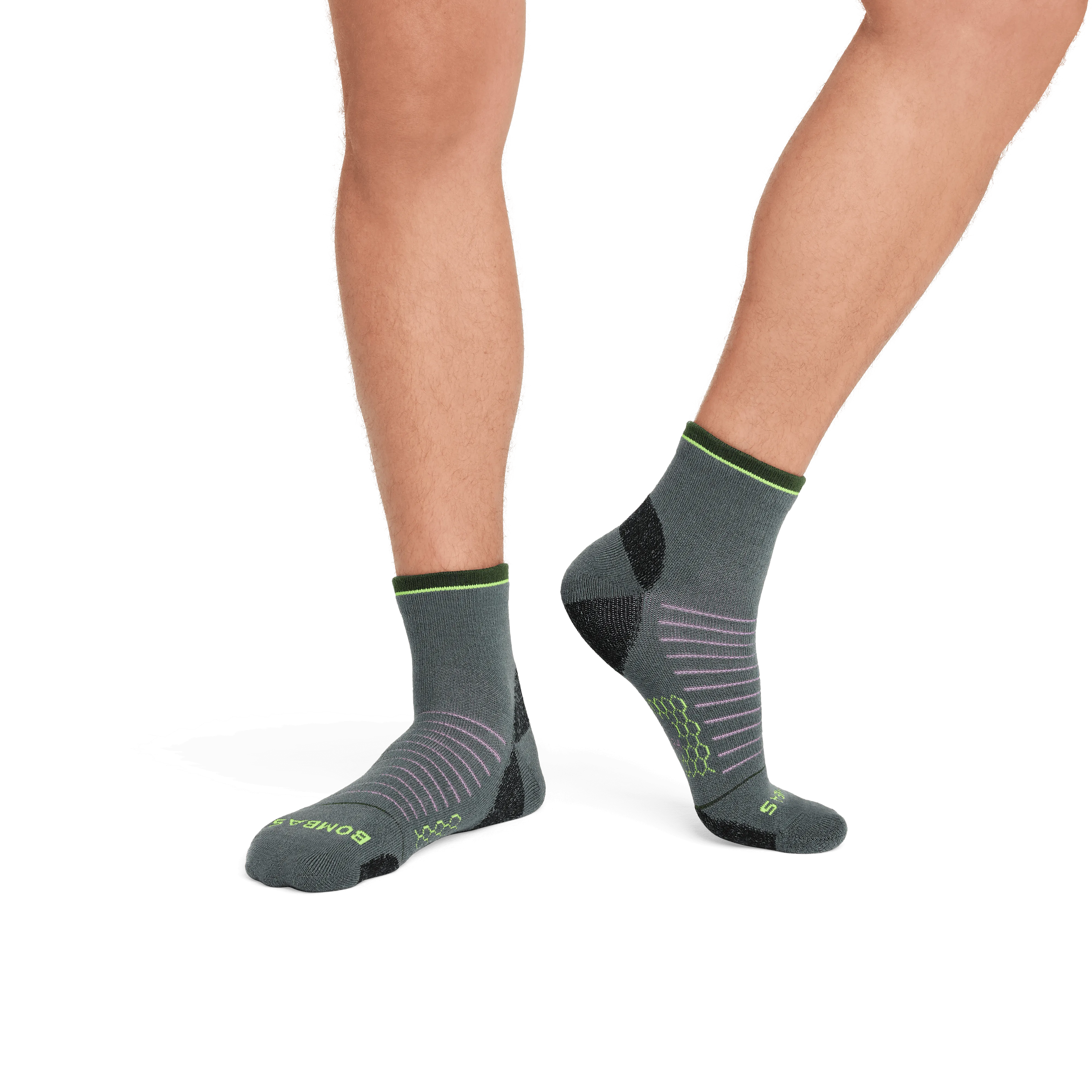 Men's Merino Wool Blend Hiking Quarter Sock 3-Pack