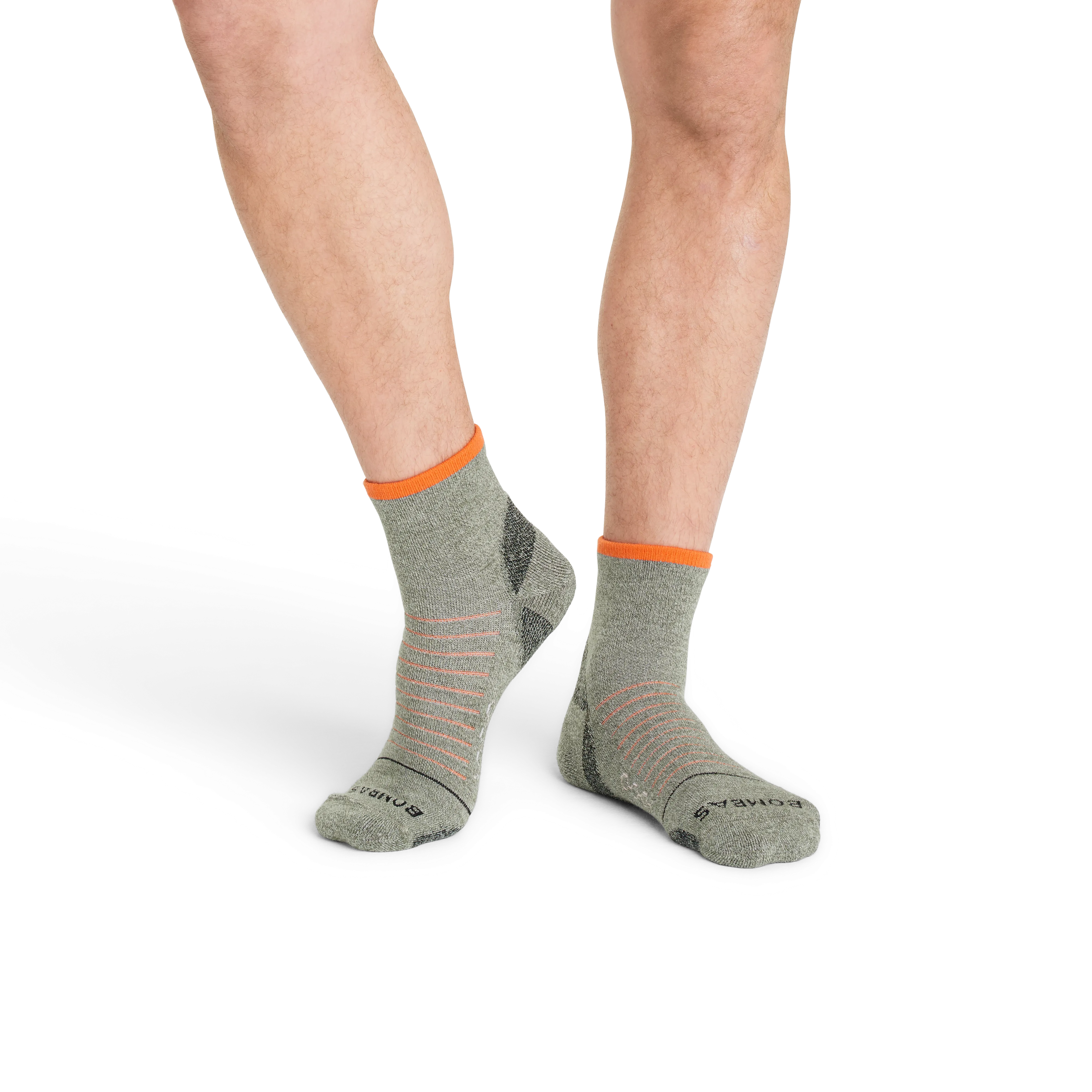 Men's Merino Wool Blend Hiking Quarter Sock 3-Pack