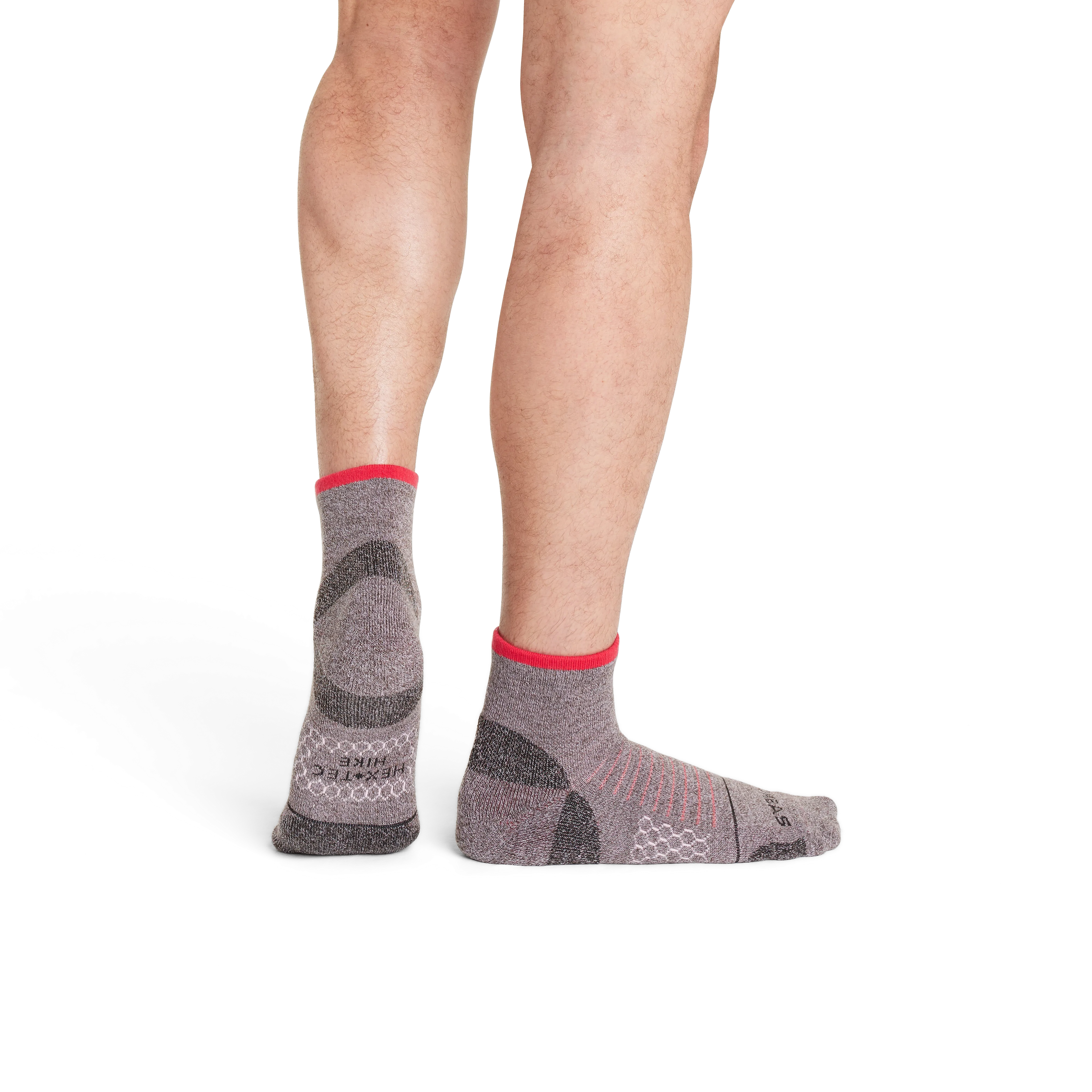 Men's Merino Wool Blend Hiking Quarter Sock 3-Pack