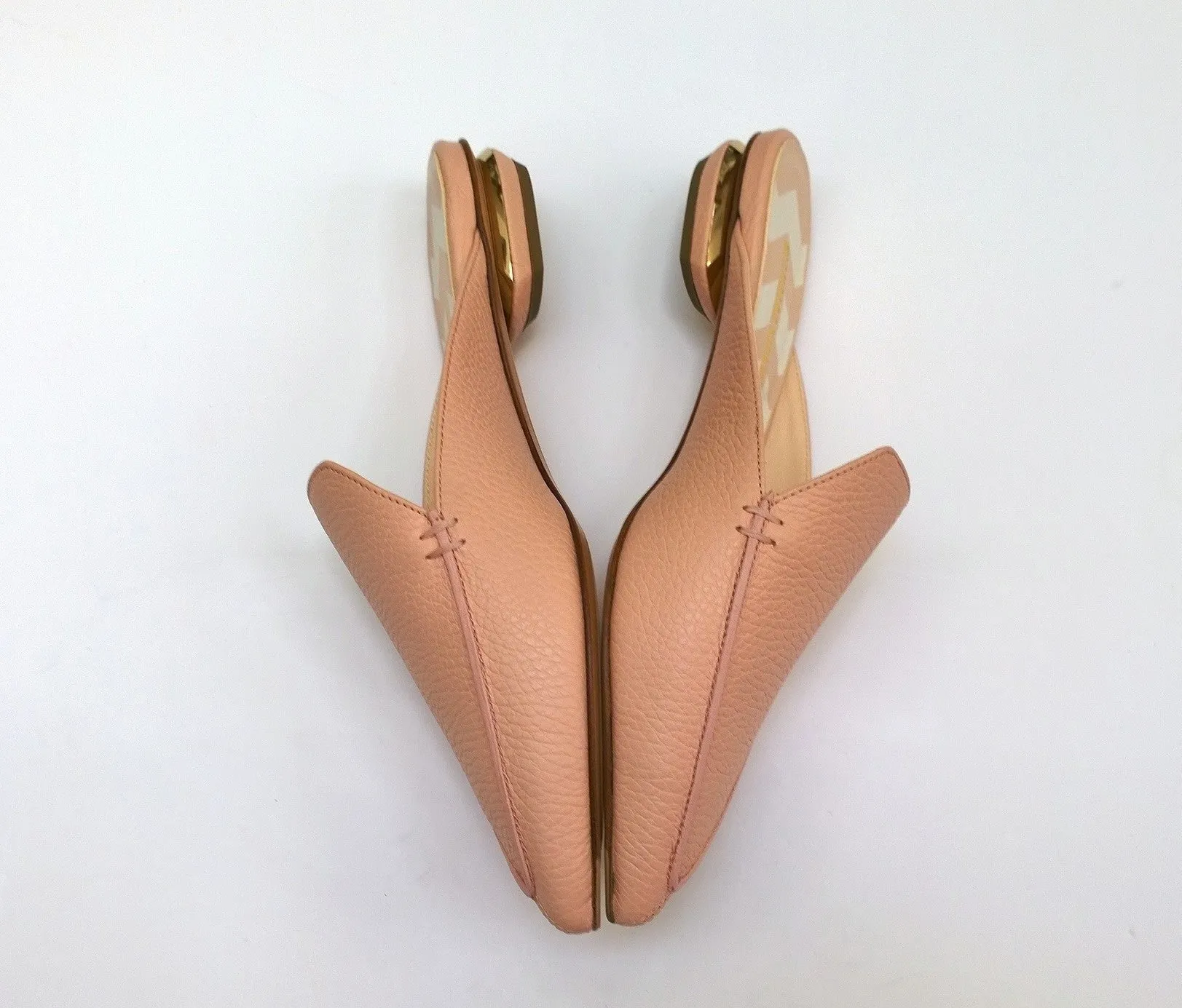 Nicholas Kirkwood Beya Powder Pink Leather Loafers Slipper