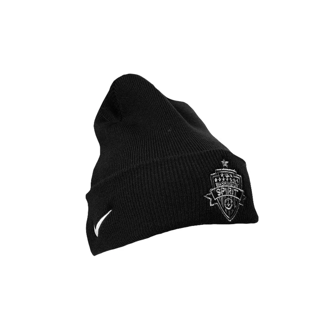 Nike 2023 Washington Spirit Shield Logo Embroidered Beanie - Black