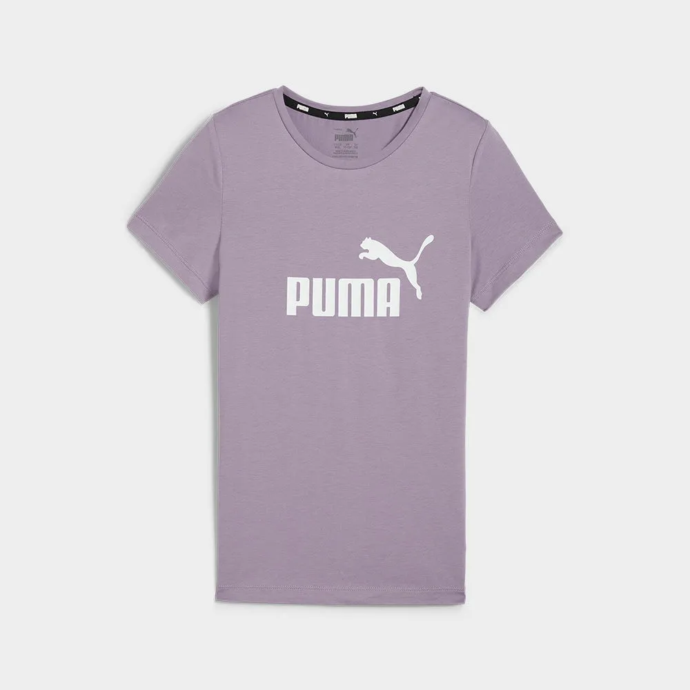 Puma Kids Essentials Logo Tee Purple/White _ 182025 _ Purple