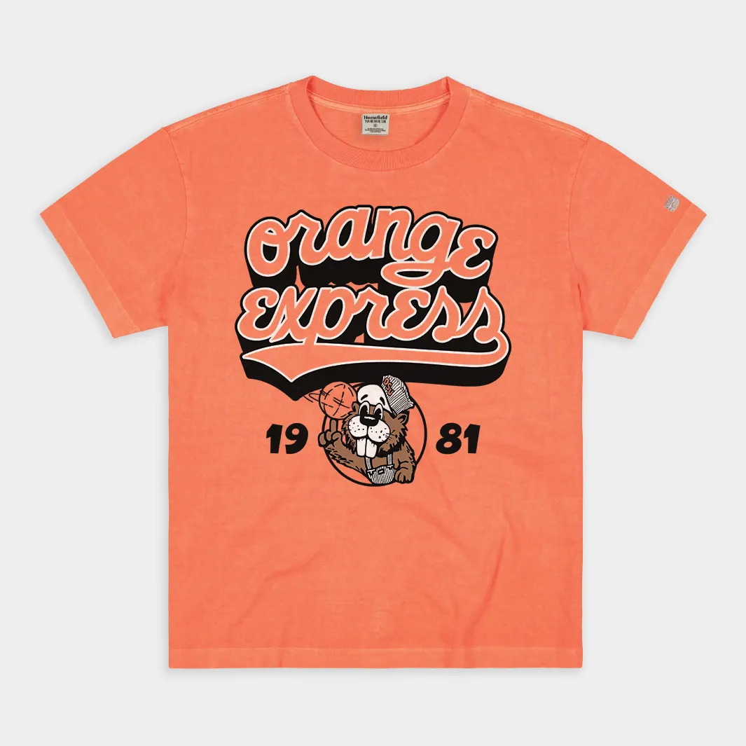 "Orange Express" 1981 OSU Basketball Vintage Heavyweight Tee