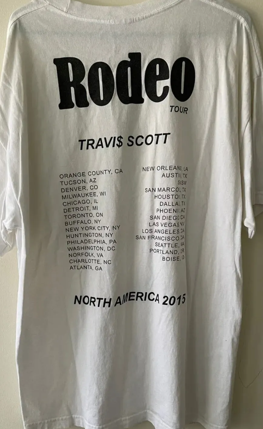 Rodeo 2015 Tour Cowboy Tee (White)