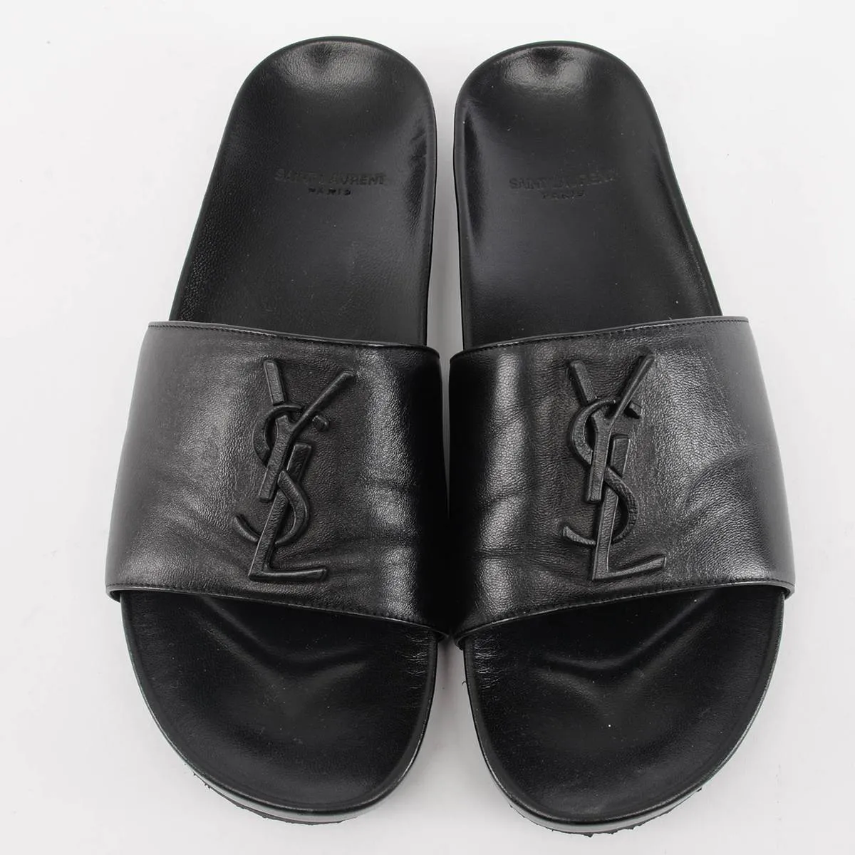 Saint Laurent Black Joan Slides 39