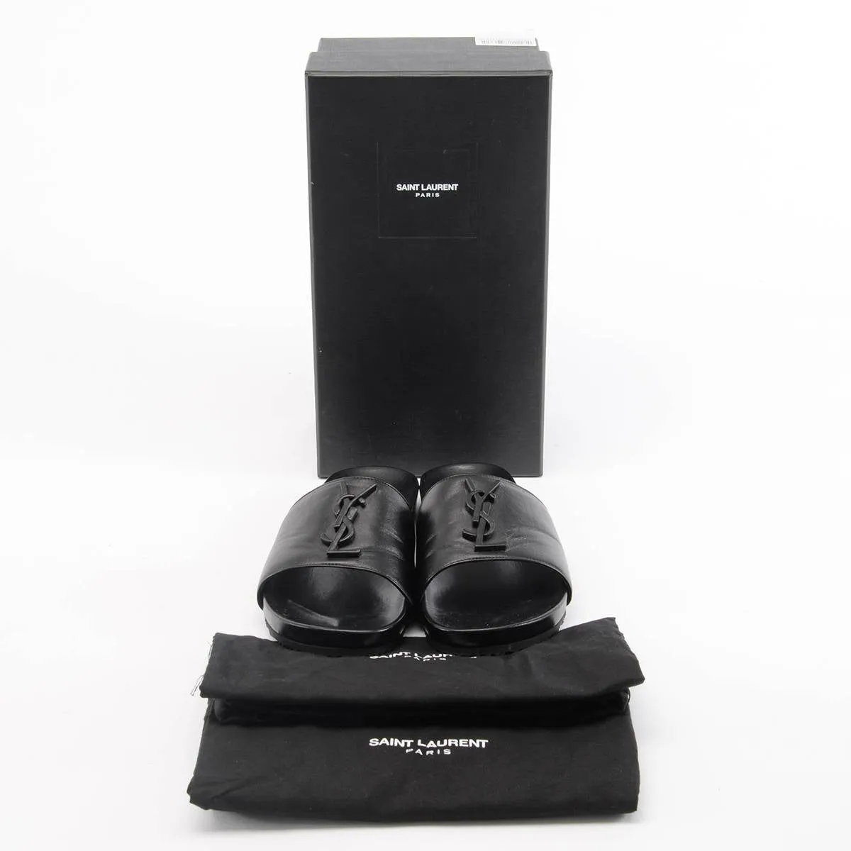 Saint Laurent Black Joan Slides 39