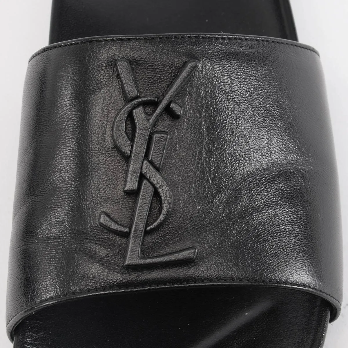 Saint Laurent Black Joan Slides 39