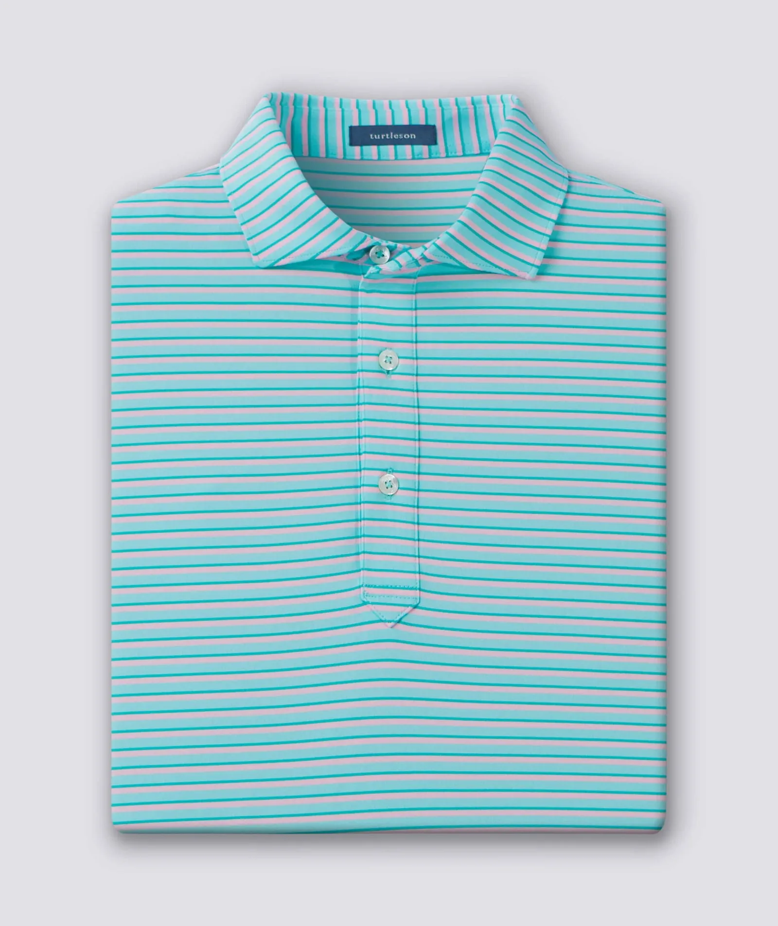 Sherman Stripe Performance Polo