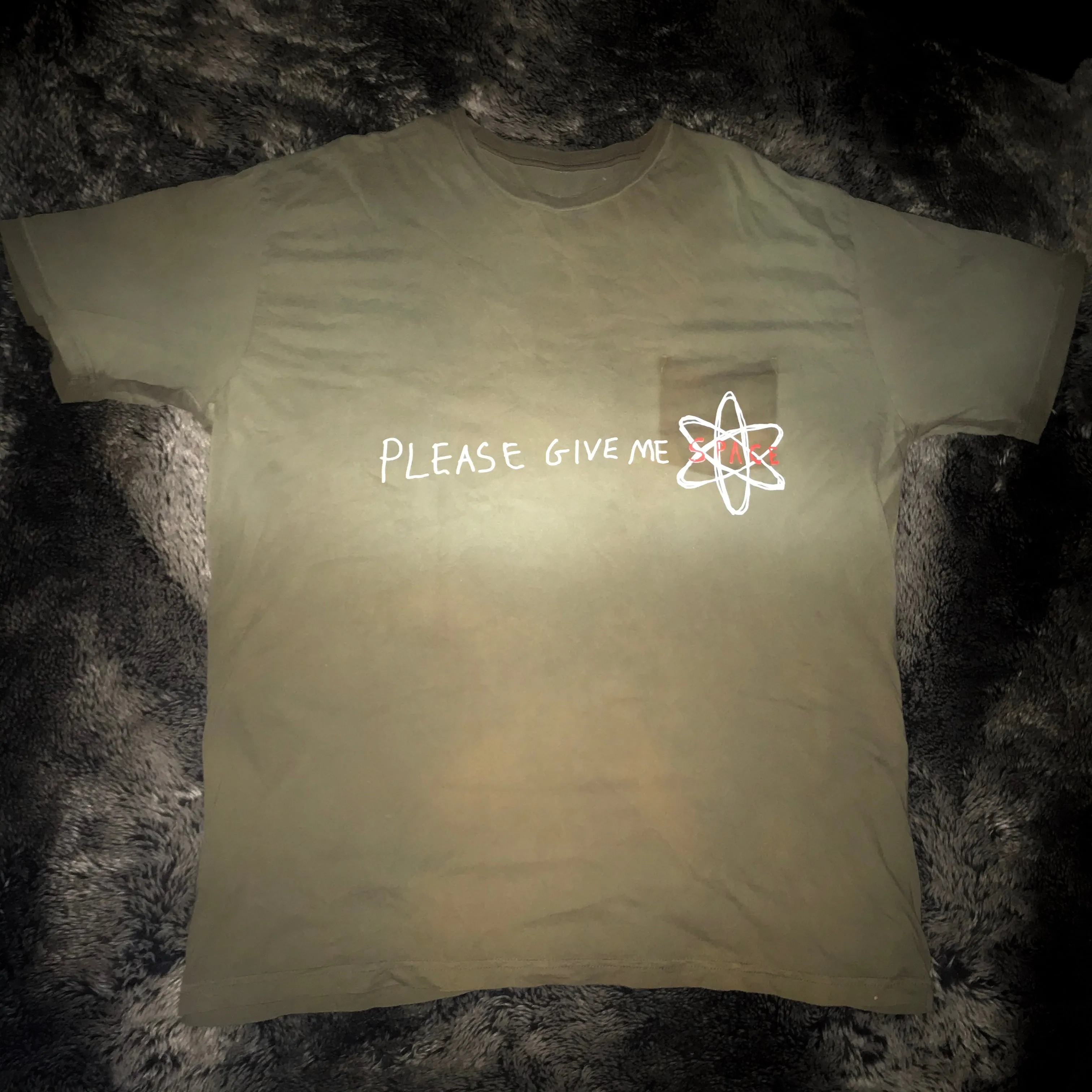 Space Village Grand Opening "Please Give Me Space" Tee (Brown)