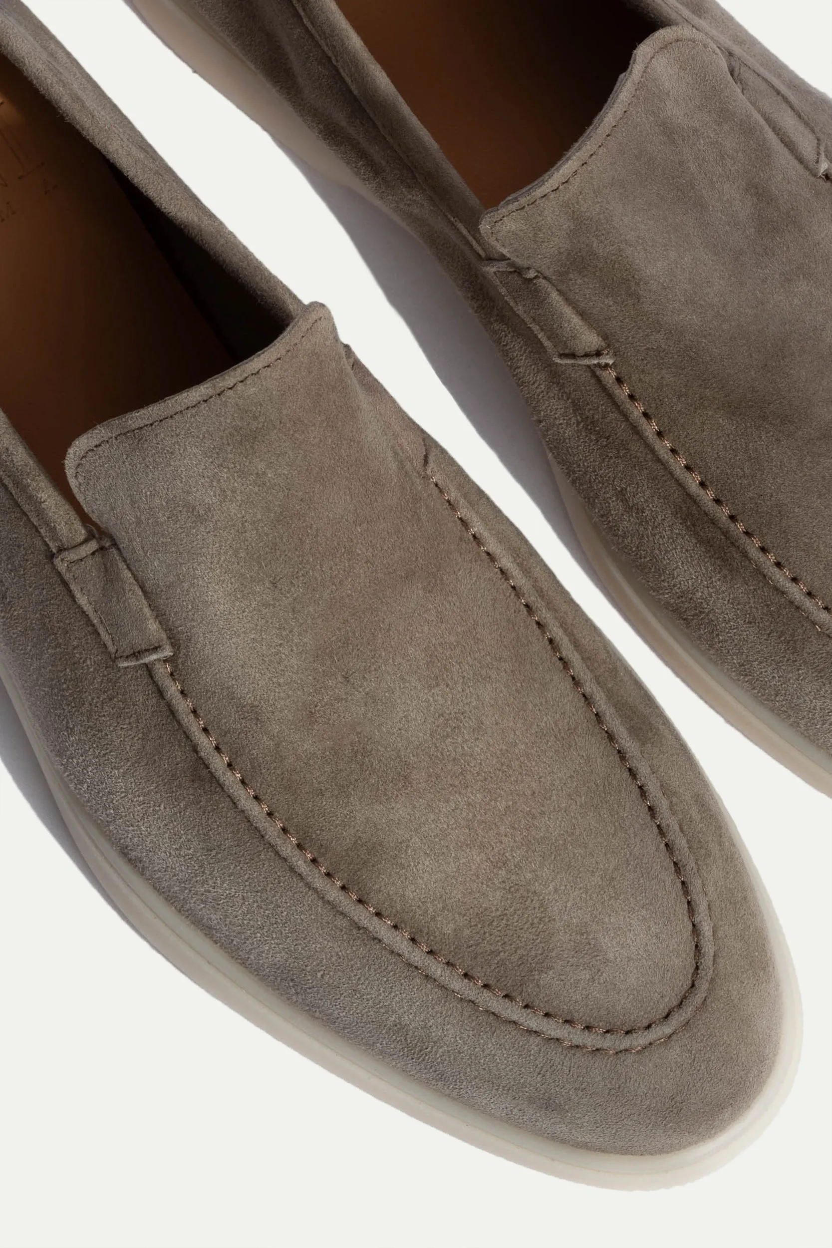 Taupe loafers - Made In Italy