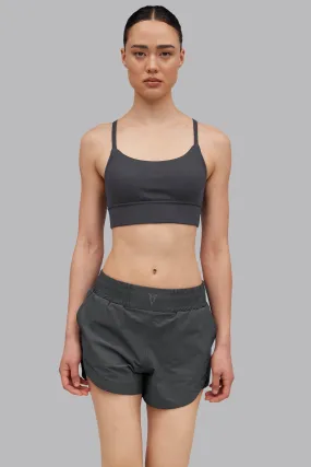 V_SCULPT® LONGLINE SPORTS BRA - Dark Gray