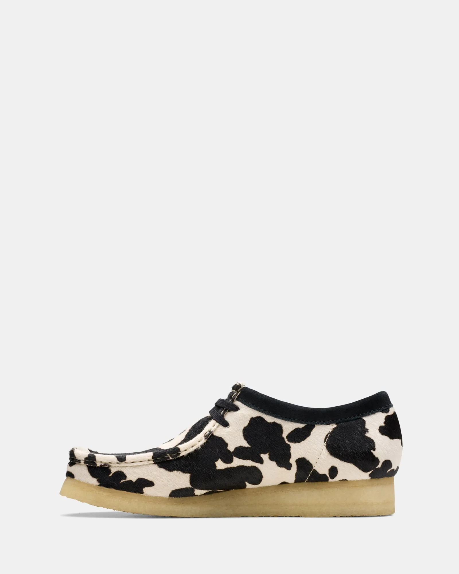 Wallabee (M) Black Cow Print