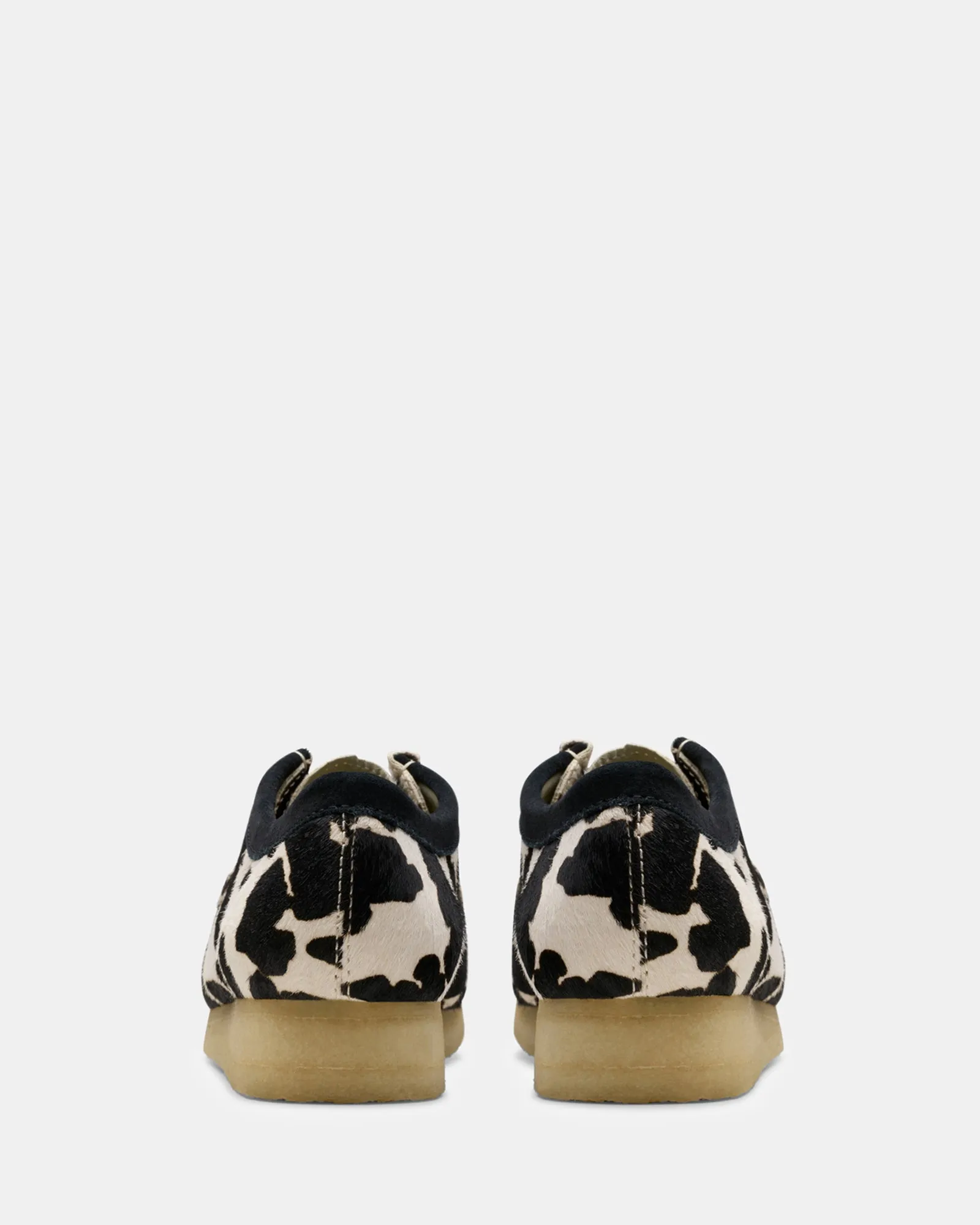 Wallabee (M) Black Cow Print