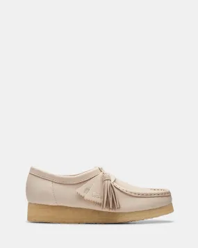 Wallabee. (W) Beige Leather