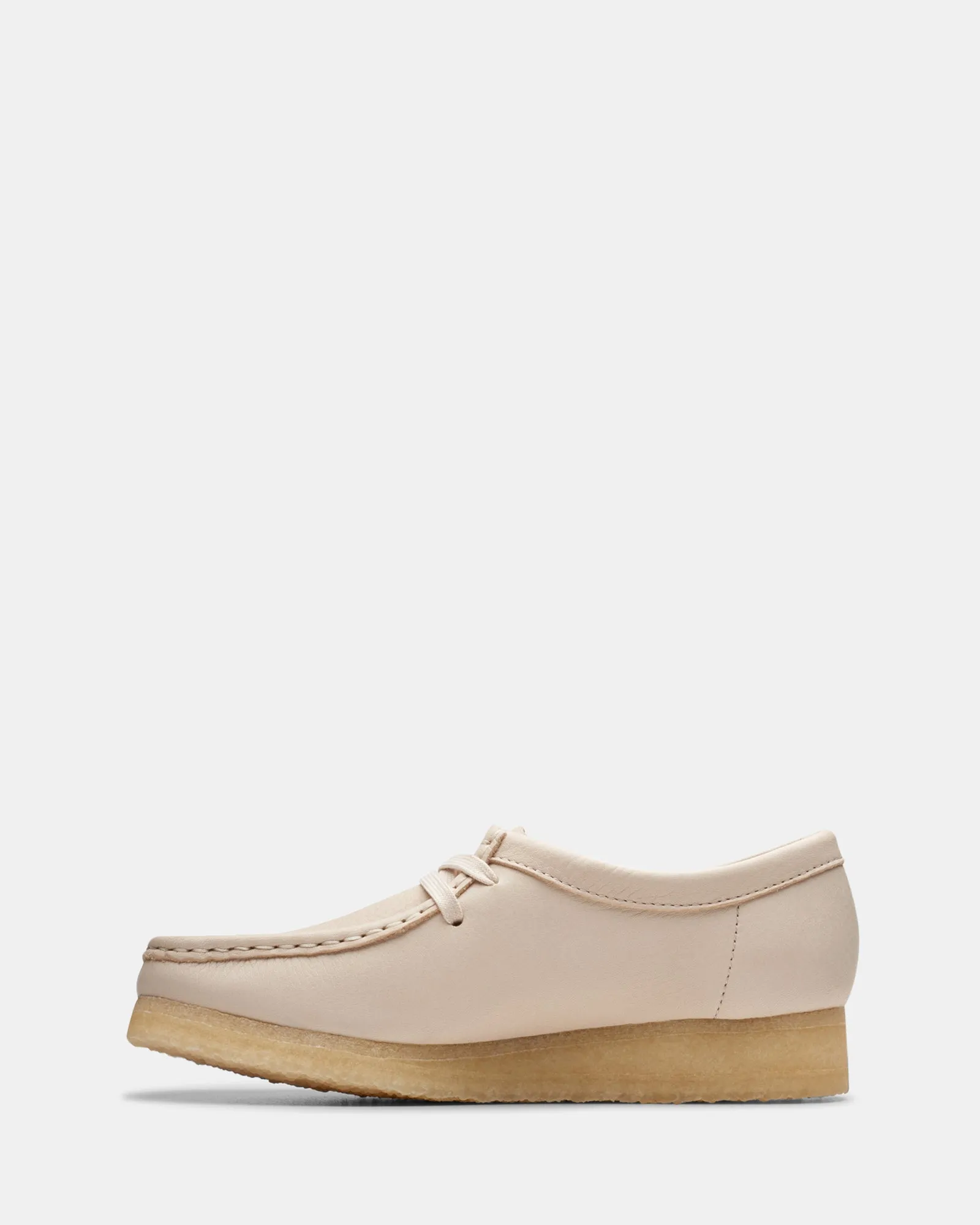 Wallabee. (W) Beige Leather