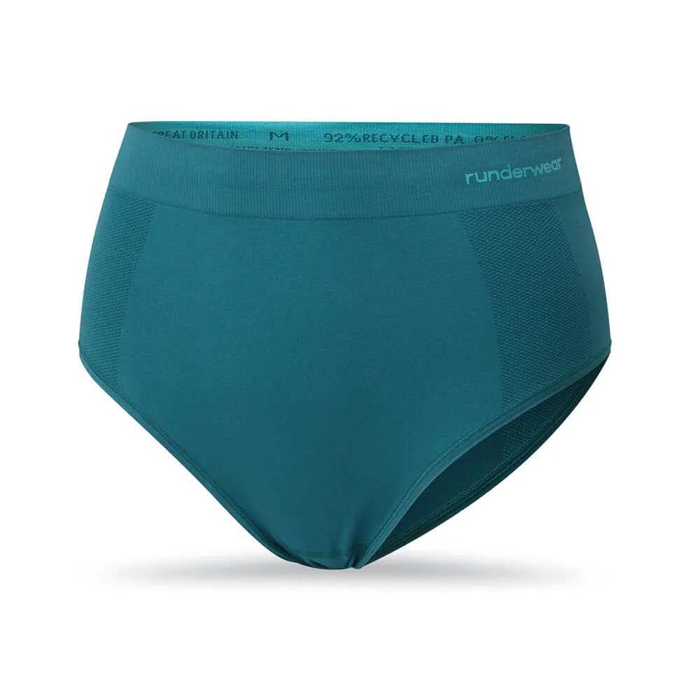 Women's Running Briefs - Teal